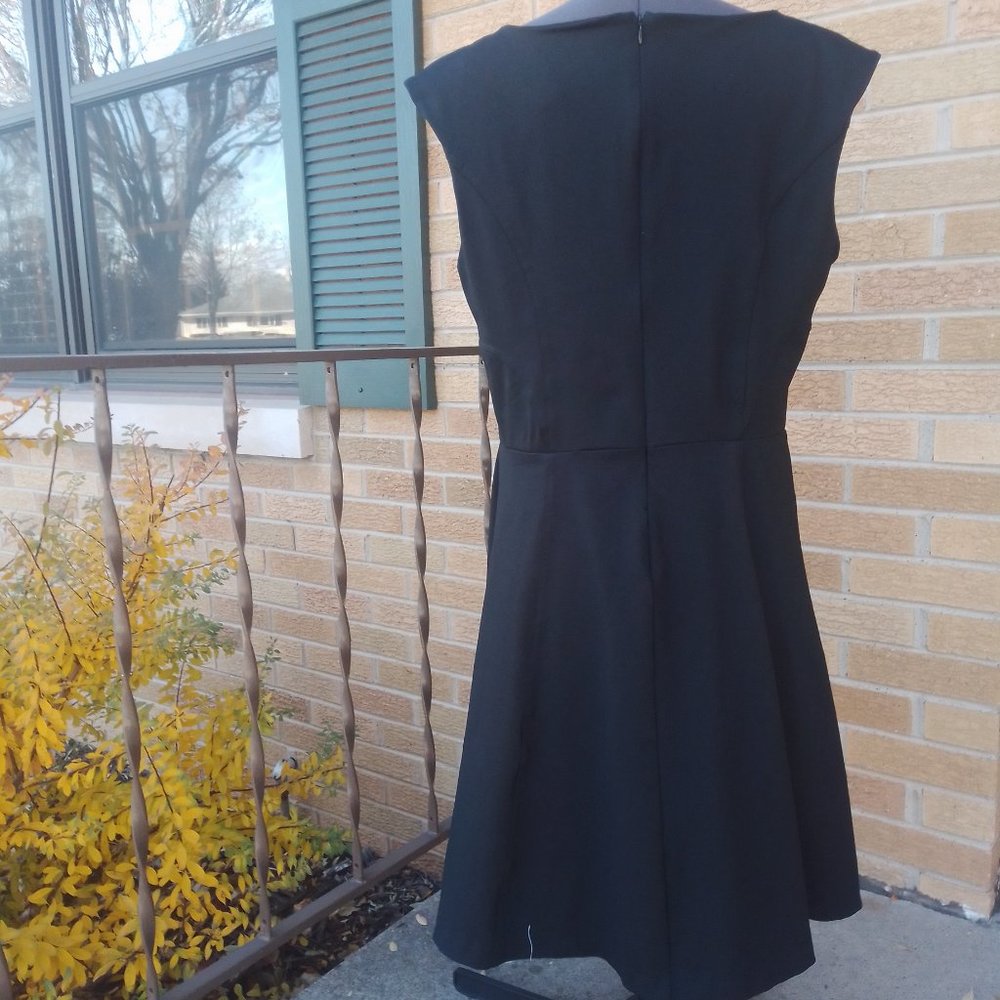 💫 Cynthia Rowley little black dress, sz L - Picture 6 of 6